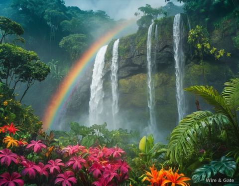 La cascade de la jungle