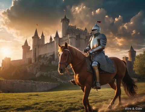 Le chevalier et le château