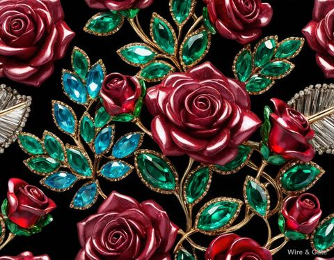 Les roses de gemmes