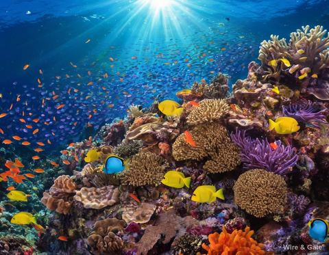 Le récif aux mille poissons