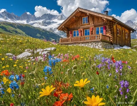 L’alpage fleuri