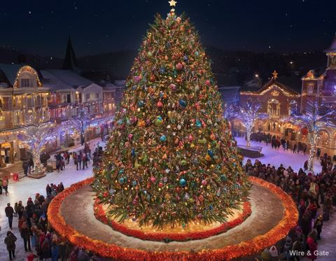 Le sapin de la place