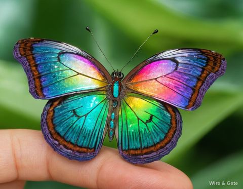 Le papillon de cristal