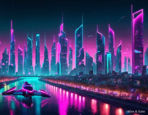 La ville de néon